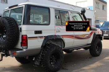 19 719 р. Расширители колесных арок Toyota Land Cruiser 76 2007- (вынос 65 мм) Русская Артель rt-063302  с доставкой в г. Чебоксары. Увеличить фотографию 2