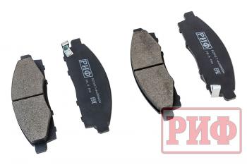 1 489 р. Колодки тормозные передние РИФ Mitsubishi L200 2005+, Pajero Sport 2008-2015 OEM 4605A284, 4605B233, 4605A198 РИФ rifmit-4605a284  с доставкой в г. Чебоксары. Увеличить фотографию 4