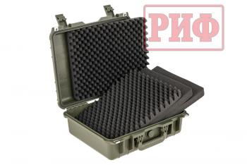 7 029 р. Кейс защитный ударопрочный РИФ 430х380х154 мм IP67, цвет Хаки РИФ wr-16kh  с доставкой в г. Чебоксары. Увеличить фотографию 4