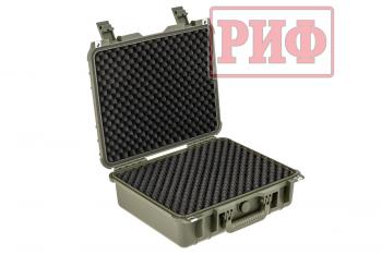 7 029 р. Кейс защитный ударопрочный РИФ 430х380х154 мм IP67, цвет Хаки РИФ wr-16kh  с доставкой в г. Чебоксары. Увеличить фотографию 2