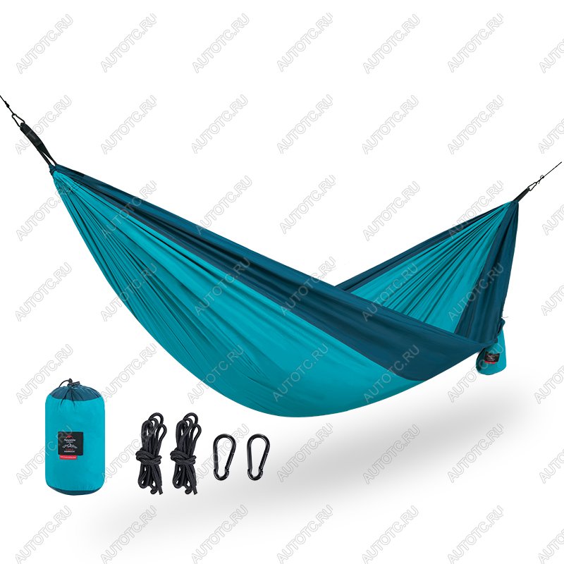 2 169 р. Гамак Naturehike, без планок,туристический, нейлон, синий Naturehike nh17d012-c-sbu  с доставкой в г. Чебоксары