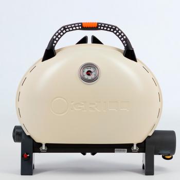 Гриль газовый O-GRILL 500MT bicolor черный-кремовый, с термометром (в комплекте адаптер тип А) O-GRILL 500mt_cream