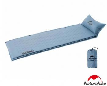 2 879 р. Коврик самонадувающийся с подушкой Naturehike, 185х60х2,5 см, синий Naturehike nh15q002-d-blsn  с доставкой в г. Чебоксары. Увеличить фотографию 6