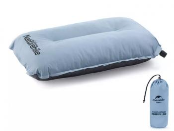 Подушка самонадувающаяся Naturehike 46х27х9,5 см, голубая Naturehike nh17a001-l-lb