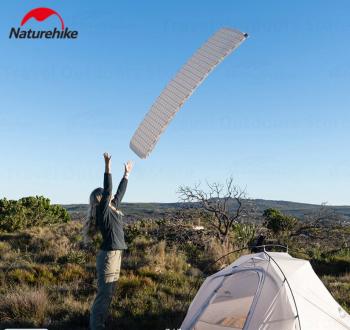 7 469 р. Коврик самонадувающийся Naturehike, 200x65x3 см, серый Naturehike nh21fcd10-g  с доставкой в г. Чебоксары. Увеличить фотографию 7