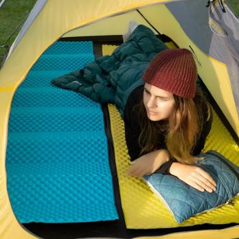 2 559 р. Коврик туристический Naturehike 187х56х2,5 см. IXPE, голубой Naturehike nh20fcd07-bl  с доставкой в г. Чебоксары. Увеличить фотографию 6