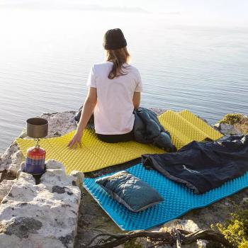 2 559 р. Коврик туристический Naturehike 187х56х2,5 см. IXPE, голубой Naturehike nh20fcd07-bl  с доставкой в г. Чебоксары. Увеличить фотографию 3