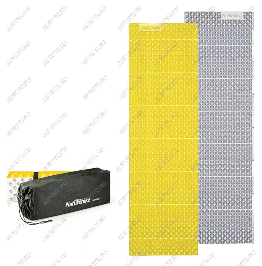 2 559 р. Коврик туристический Naturehike 187х56х2,5 см. IXPE, желтый Naturehike nh20fcd07-ye  с доставкой в г. Чебоксары