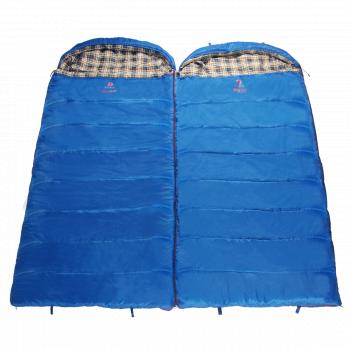 4 749 р. Мешок спальный BTrace Duvet (Левый, СерыйСиний), (ТК: 0C) BTrace s0569  с доставкой в г. Чебоксары. Увеличить фотографию 5