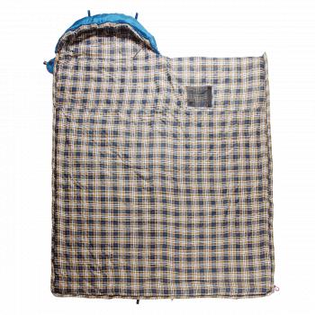 4 749 р. Мешок спальный BTrace Duvet (Левый, СерыйСиний), (ТК: 0C) BTrace s0569  с доставкой в г. Чебоксары. Увеличить фотографию 4