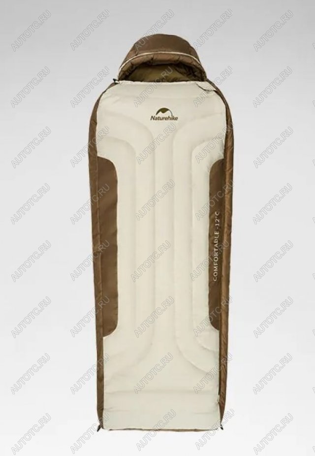 44 549 р. Мешок спальный Naturehike XR1500, 226х85 см, (правый) (ТК: -25C), бежево-коричневый Naturehike cnh22sd007-xr1500red  с доставкой в г. Чебоксары