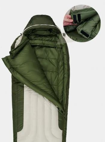 32 979 р. Мешок спальный Naturehike XR750, 226х85 см, (правый) (ТК: -12C), бежево-зелёный Naturehike cnh22sd007-xr750dgr  с доставкой в г. Чебоксары. Увеличить фотографию 4