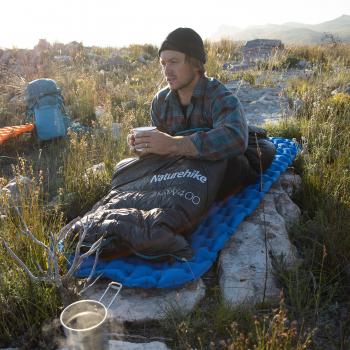 20 959 р. Мешок спальный Naturehike Ultralight CW400 L , 220х85 см, (правый) (ТК: +5C), черный Naturehike nh18c400-d-bll  с доставкой в г. Чебоксары. Увеличить фотографию 9