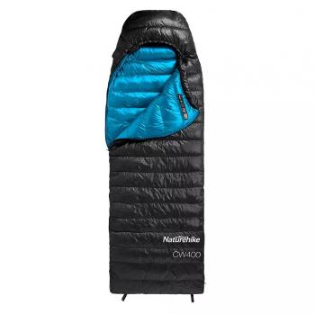 Мешок спальный Naturehike Ultralight CW400 M , 210х75 см, (правый) (ТК: +5C), черный Naturehike nh18c400-d-blm