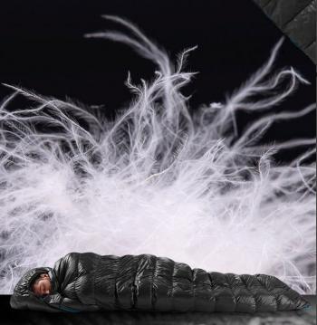 12 649 р. Мешок спальный Naturehike Ultralight CWZ400 M, 210х85 см, (правый) (ТК: +7C), черный Naturehike nh19w400-z-blm  с доставкой в г. Чебоксары. Увеличить фотографию 5