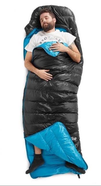 12 649 р. Мешок спальный Naturehike Ultralight CWZ400 M, 210х85 см, (правый) (ТК: +7C), черный Naturehike nh19w400-z-blm  с доставкой в г. Чебоксары. Увеличить фотографию 3