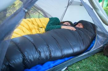 13 119 р. Мешок спальный Naturehike Ultralight CWZ400 L, 220х85 см, (правый) (ТК: +7C), желтый Naturehike nh19w400-z-yel  с доставкой в г. Чебоксары. Увеличить фотографию 3