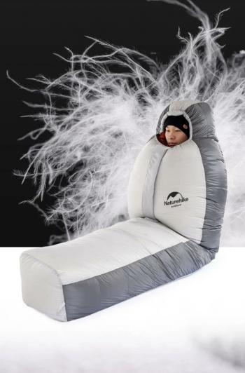 62 619 р. Мешок спальный Naturehike Arctic-17, 200х75 см, (ТК: -17C), серебристый Naturehike nh19yd005-sil1000g  с доставкой в г. Чебоксары. Увеличить фотографию 4