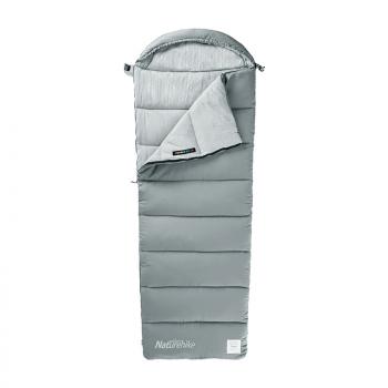 Мешок спальный Naturehike Envelope M400, (190+30)х80 см, (правый) (ТК: +1C), серый Naturehike nh20msd02-gm400