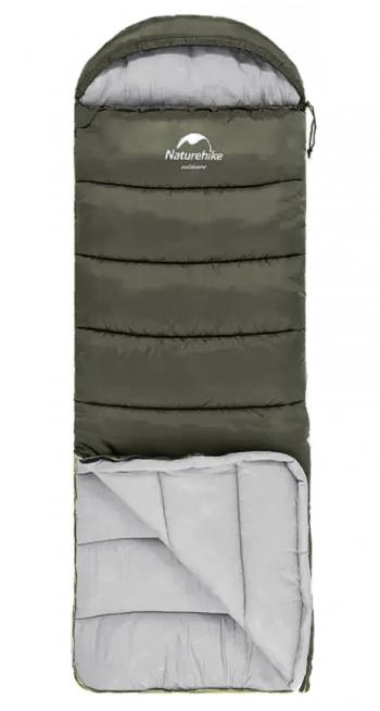 3 299 р. Мешок спальный Naturehike U150, 220х75 см, (ТК: +11C), (правый), темно-зеленый Naturehike nh20msd07-arm150  с доставкой в г. Чебоксары. Увеличить фотографию 2