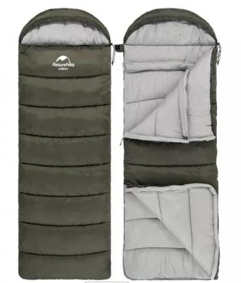 4 669 р. Мешок спальный Naturehike U250S, (190х30)х75 см, (левый) (ТК: 0C), темно-зеленый Naturehike nh20msd07-arm250s-l  с доставкой в г. Чебоксары. Увеличить фотографию 6