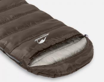 5 479 р. Мешок спальный Naturehike U350S, (190+30)х75 см, (ТК: -3C), (левый), коричневый Naturehike nh20msd07-gre350s-l  с доставкой в г. Чебоксары. Увеличить фотографию 7