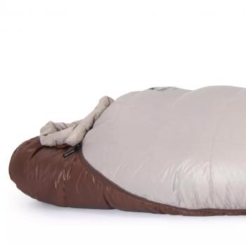 28 009 р. Мешок спальный Naturehike SnowBird, 205х80 см, L (720G), (правый) (ТК: -3C), серыйкоричневый Naturehike nh20yd001-sbr720  с доставкой в г. Чебоксары. Увеличить фотографию 4