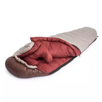 28 009 р. Мешок спальный Naturehike SnowBird, 205х80 см, L (720G), (правый) (ТК: -3C), серыйкоричневый Naturehike nh20yd001-sbr720  с доставкой в г. Чебоксары. Увеличить фотографию 2
