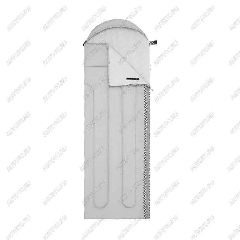 4 169 р. Мешок спальный Naturehike Envelope Down L 250, (190+30)x75 см, (левый) (ТК: +9C), серый Naturehike nh21msd07-gl250-l  с доставкой в г. Чебоксары