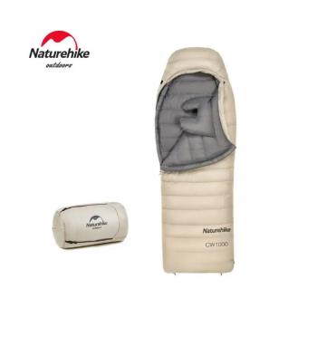Мешок спальный Naturehike CW1000, 220х80 см, (правый) (ТК: -5C), бежевый Naturehike nh22yd002-kh1000g