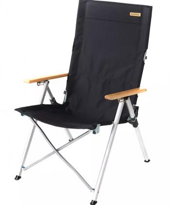 Кресло туристическое Naturehike складное, регулируемое, черное, до 140 кг Naturehike nh17t003-y-bl