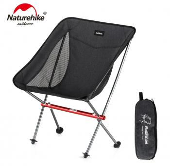 Кресло туристическое Naturehike YL05 складное, черное, до 150 кг Naturehike nh18y050-z-bl