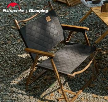 Кресло туристическое Naturehike MW02, черное, до 120 кг Naturehike nh19y002-d-cvwc