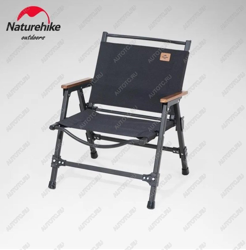 8 709 р. Кресло туристическое Naturehike, складное черное, нагрузка до 120 кг Naturehike nh21jj002-bl  с доставкой в г. Чебоксары