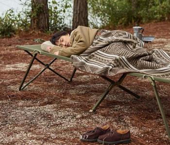8 249 р. Раскладушка Naturehike XJC14, 205х73х49 см, до 120 кг, зеленая Naturehike cnh22ju033-regr  с доставкой в г. Чебоксары. Увеличить фотографию 4