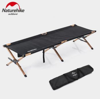 9 599 р. Раскладушка Naturehike XJC03, 196х64х43 см, до 150 кг, черная Naturehike nh19x003-c-bl  с доставкой в г. Чебоксары. Увеличить фотографию 3