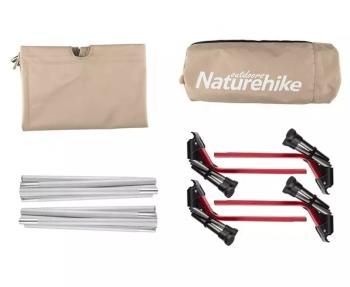 13 299 р. Раскладушка Naturehike XJC07, 190х65х20 см, до 120 кг, хаки Naturehike nh20jj021-kh  с доставкой в г. Чебоксары. Увеличить фотографию 3