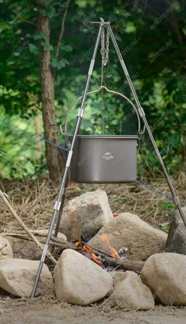 2 149 р. Тренога Naturehike для котелка Naturehike nh17s00s-g-sl  с доставкой в г. Чебоксары