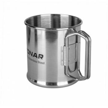 379 р. Кружка ТОНАР 300ML металлическая (нержавеющая сталь), со складными ручками ТОНАР t.tk-035-300  с доставкой в г. Чебоксары. Увеличить фотографию 2