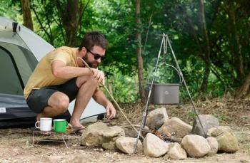 2 309 р. Котелок туристический Naturehike 4 л. Naturehike nh17d021-g-g  с доставкой в г. Чебоксары. Увеличить фотографию 7
