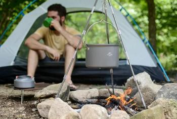 2 309 р. Котелок туристический Naturehike 4 л. Naturehike nh17d021-g-g  с доставкой в г. Чебоксары. Увеличить фотографию 8