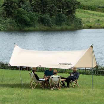 6 819 р. Тент кемпинговый Naturehike 3Х5 м., серебристый Naturehike nh20tm006-slv35  с доставкой в г. Чебоксары. Увеличить фотографию 5