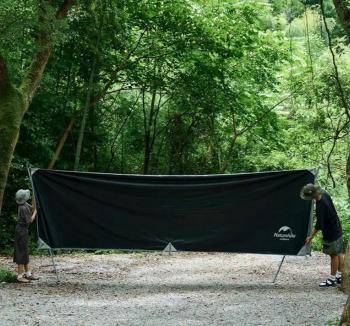 8 529 р. Тент кемпинговый Naturehike 3Х5 м., черно-серебристый винил Naturehike nh20tm006-vcslv35  с доставкой в г. Чебоксары. Увеличить фотографию 3