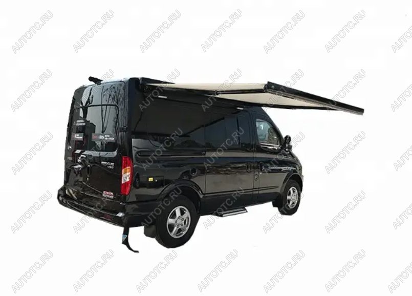 97 549 р. Маркиза автомобильная РИФ 3,5х2,5 м кассетная с электроприводом, корпус черный РИФ rif5533-3525bm  с доставкой в г. Чебоксары