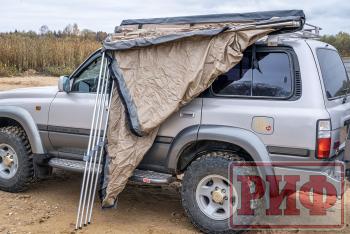 25 749 р. Маркиза автомобильная РИФ комбинированная (прямоугольная с веерной частью) 2,0х2,5 м (левая) РИФ rifavf0720250601  с доставкой в г. Чебоксары. Увеличить фотографию 18