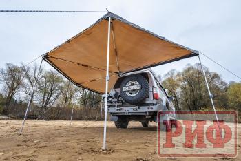 25 749 р. Маркиза автомобильная РИФ комбинированная (прямоугольная с веерной частью) 2,0х2,5 м (левая) РИФ rifavf0720250601  с доставкой в г. Чебоксары. Увеличить фотографию 8