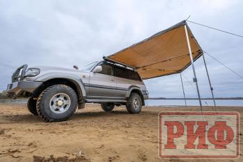 25 749 р. Маркиза автомобильная РИФ комбинированная (прямоугольная с веерной частью) 2,0х2,5 м (левая) РИФ rifavf0720250601  с доставкой в г. Чебоксары. Увеличить фотографию 6
