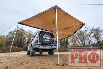 25 749 р. Маркиза автомобильная РИФ комбинированная (прямоугольная с веерной частью) 2,0х2,5 м (правая) РИФ rifavf0720250602  с доставкой в г. Чебоксары. Увеличить фотографию 8
