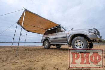 25 749 р. Маркиза автомобильная РИФ комбинированная (прямоугольная с веерной частью) 2,0х2,5 м (правая) РИФ rifavf0720250602  с доставкой в г. Чебоксары. Увеличить фотографию 6