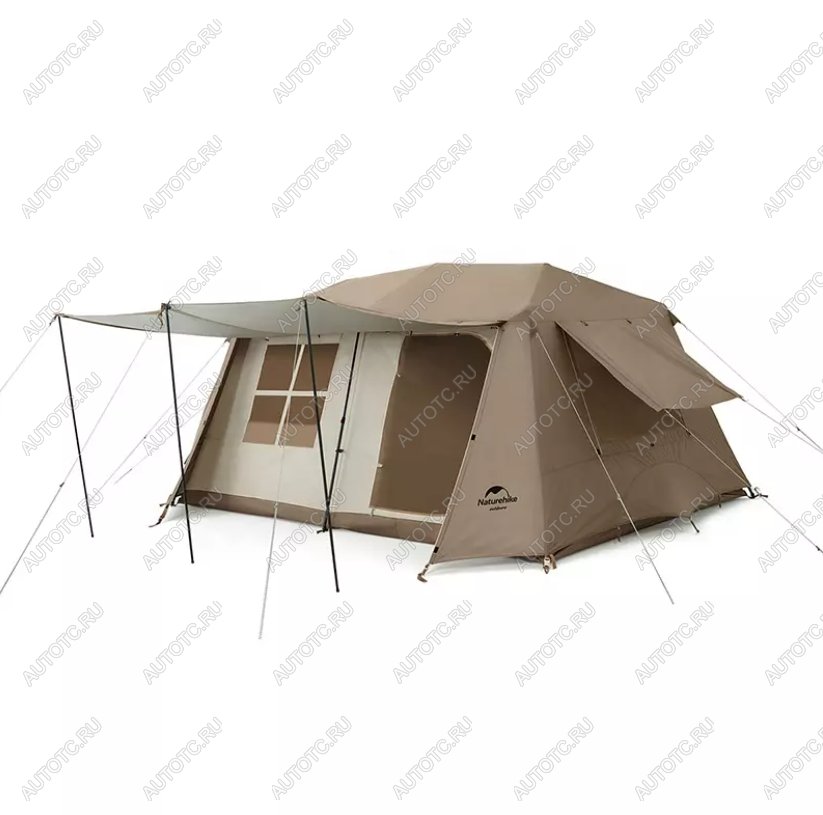 50 299 р. Палатка Naturehike Village 13 автоматическая 5-8-местная Naturehike cnh22zp004-br  с доставкой в г. Чебоксары